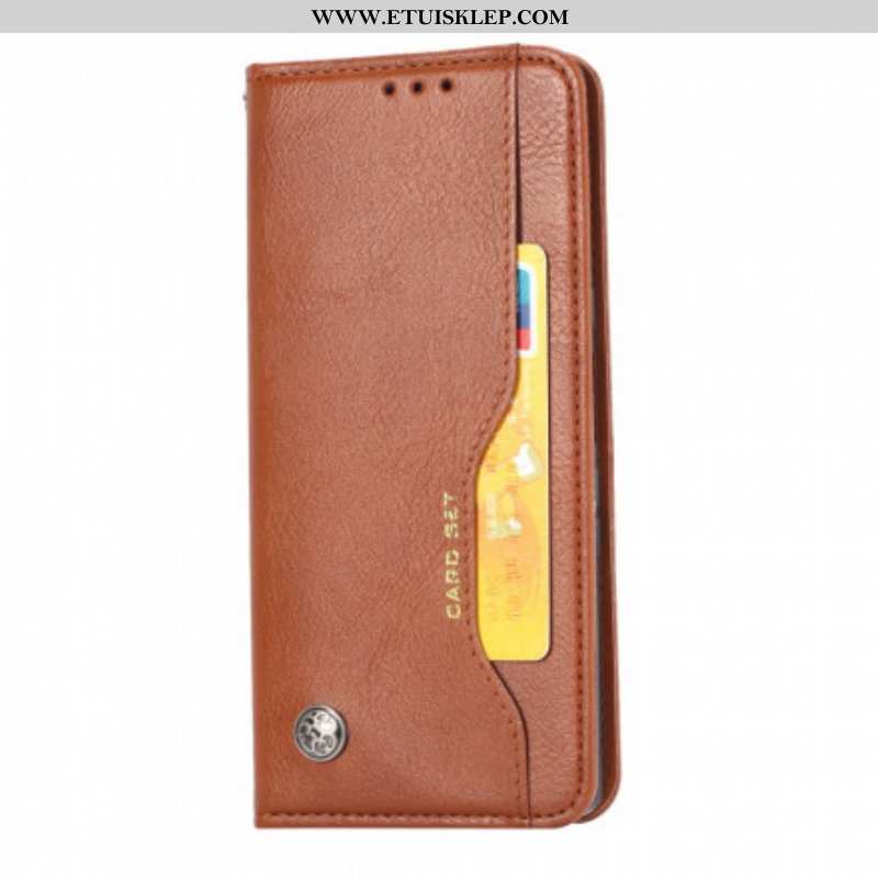 Etui Na Telefon do Poco M3 Etui Folio Etui Na Karty Ze Sztucznej Skóry